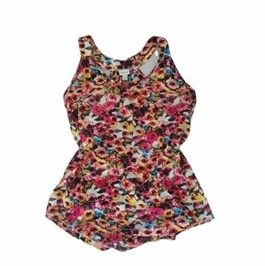 Dynamite Floral Tank Blouse